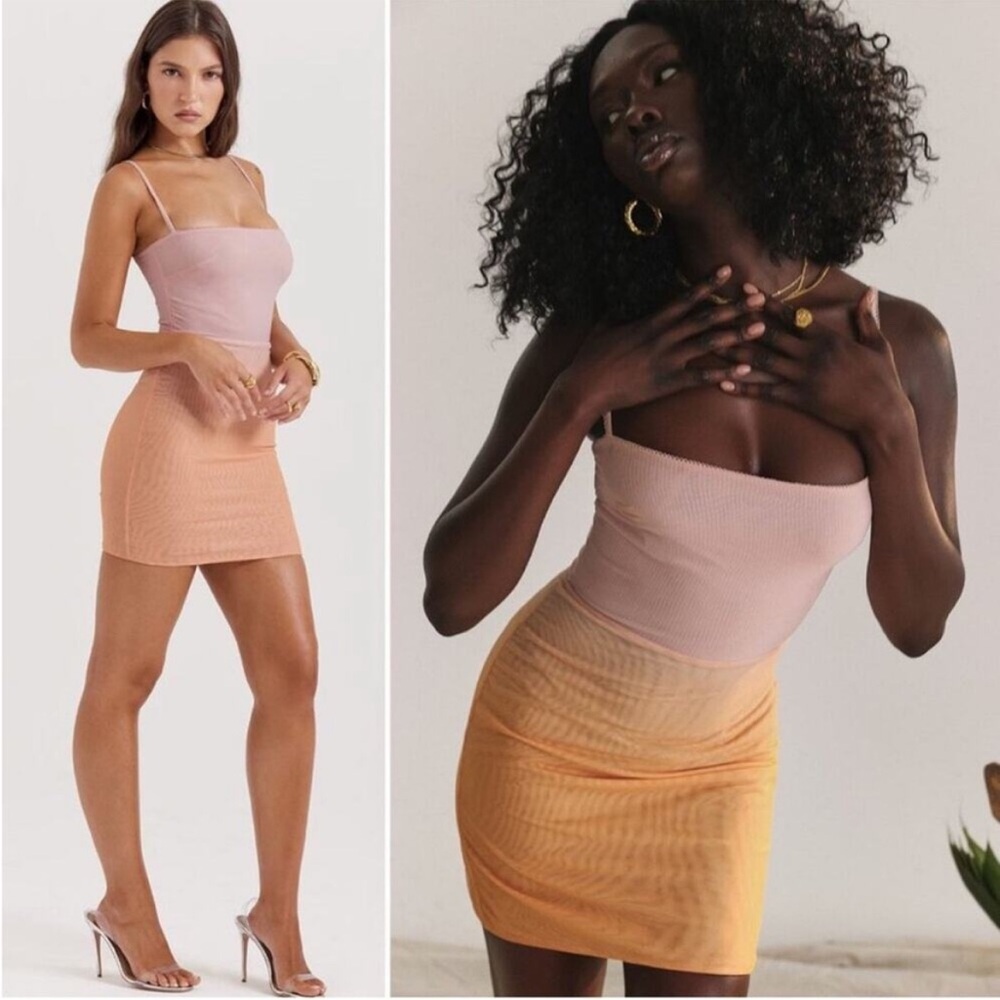 House of CB ‘Deva’ Ombré Mini Dress NWOT